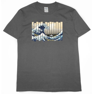 分割海浪(短T)Hamburger T-shirt shop10