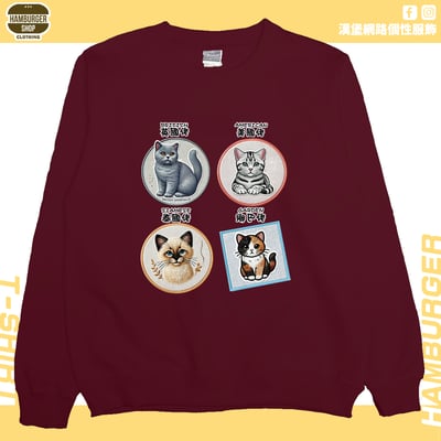 各國貓咪(大學T)Hamburger T-shirt shop9