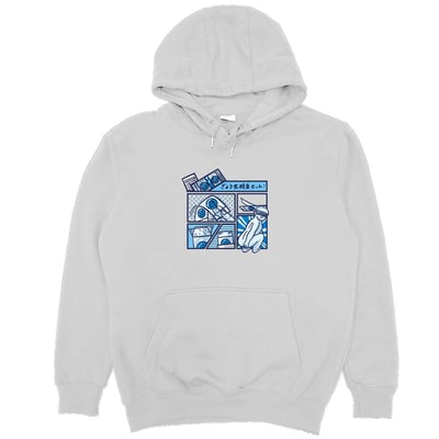 蟯蟲貼片(帽T)Hamburger T-Shirt Shop8