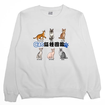 貓種圖鑑(大學T)Hamburger T-Shirt Shop2