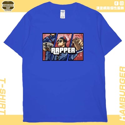 說唱歌手(短T)Hamburger T-shirt shop20