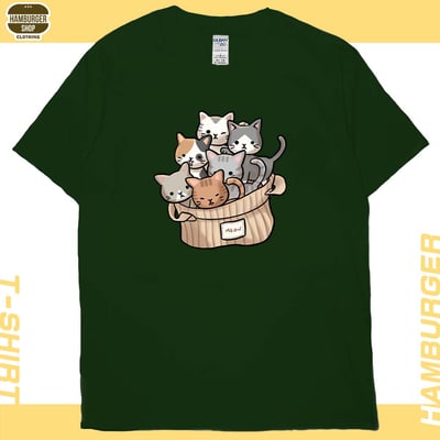 一堆貓一堆毛(短T)Hamburger T-shirt shop13