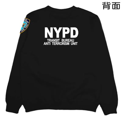 NYPD警察(大學T)Hamburger T-shirt shop4