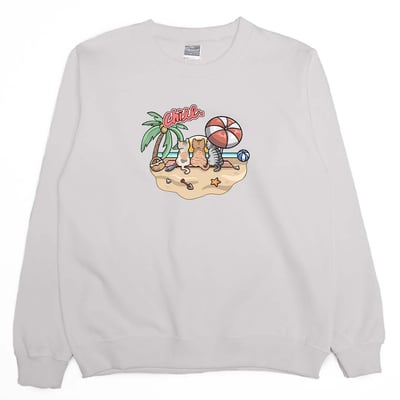 海邊放風(大學T)Hamburger T-Shirt Shop4