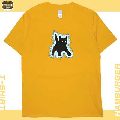 電到咪咪貓貓(短T)Hamburger T-shirt shop17