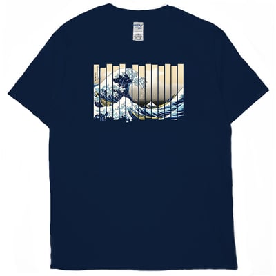 分割海浪(短T)Hamburger T-shirt shop17