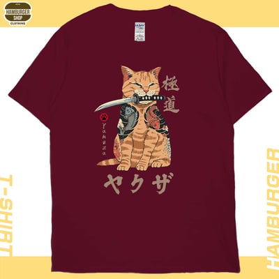 極道貓(短T)Hamburger T-shirt shop1