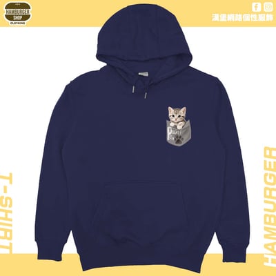 口袋喵喵(帽T)Hamburger T-shirt shop17