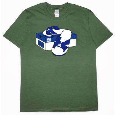 藍白AIR(短T)Hamburger T-shirt shop8