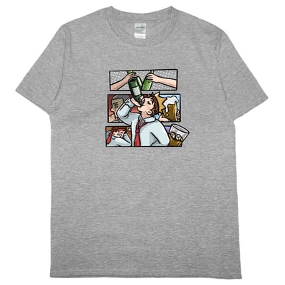 飲水日常(短T)Hamburger T-shirt shop(NEW)19