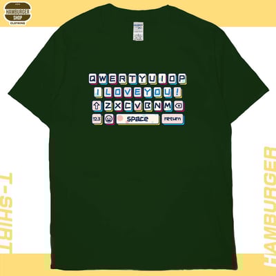 告白鍵盤(短T)Hamburger T-shirt shop12