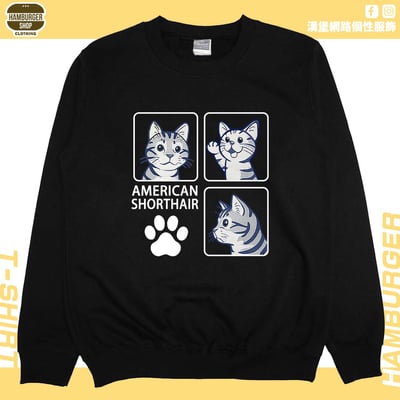 美國短毛貓(大學T)Hamburger T-shirt shop3