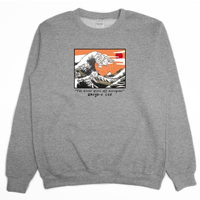 衝浪貓(大學T)Hamburger T-Shirt Shop1