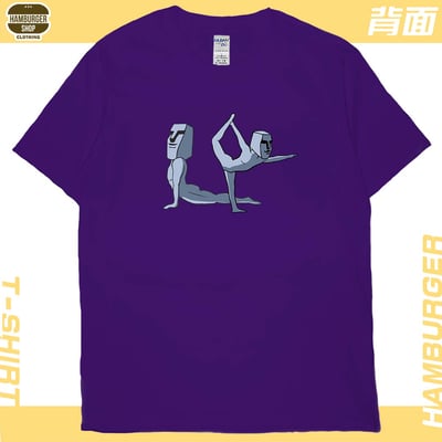 瑜珈摩艾(短T)Hamburger T-shirt shop15
