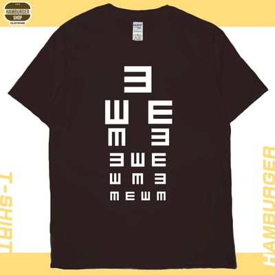 視力檢查(短T)Hamburger T-shirt shop11