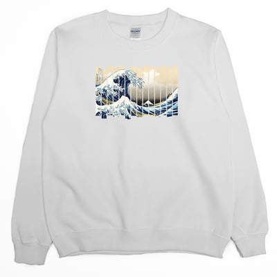 分割海浪(大學T)Hamburger T-Shirt Shop2