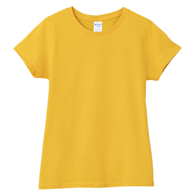 素面-女版棉T(有腰身) GILDAN 76000L21