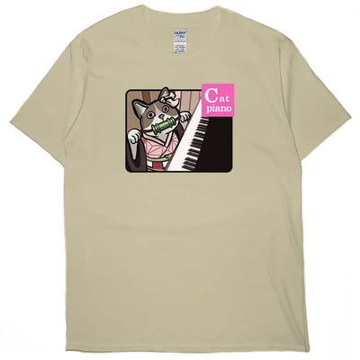 Cat piano(短T)Hamburger T-shirt shop(NEW)12
