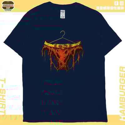 正義胖次(戰損版)(短T)Hamburger T-shirt shop20