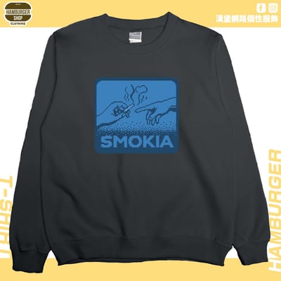SMOKIA(大學T)Hamburger T-shirt shop9