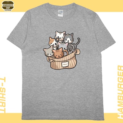 一堆貓一堆毛(短T)Hamburger T-shirt shop11