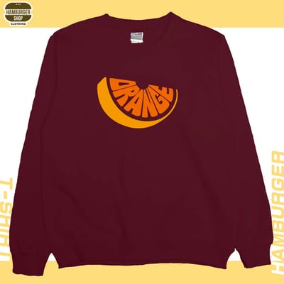 ORANGE(大學T)Hamburger T-shirt shop10