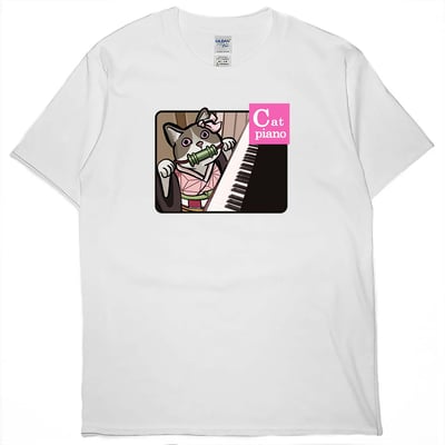 Cat piano(短T)Hamburger T-shirt shop(NEW)14