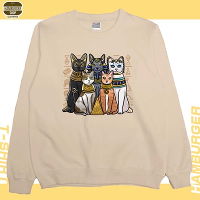 埃及貓2023(大學T)Hamburger T-shirt shop1