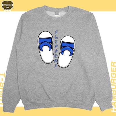 Slippers(大學T)Hamburger T-shirt shop12