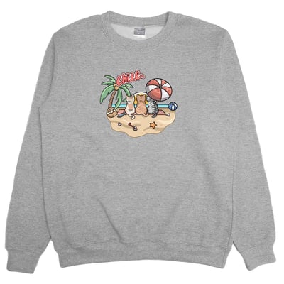 海邊放風(大學T)Hamburger T-Shirt Shop8