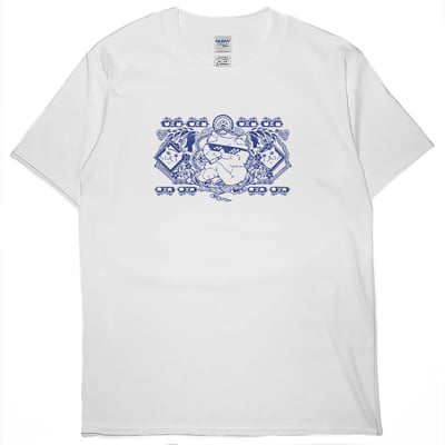 青貓瓷(短T)Hamburger T-shirt shop(NEW)1