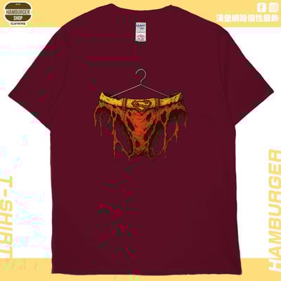 正義胖次(戰損版)(短T)Hamburger T-shirt shop13