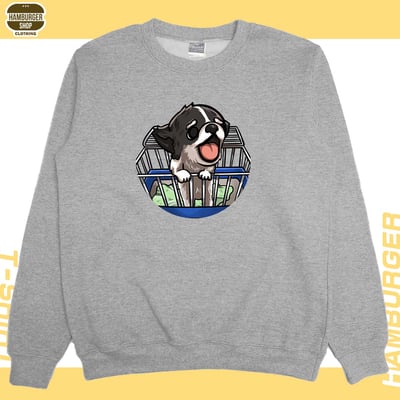 阿偉的狗(大學T)Hamburger T-shirt shop8