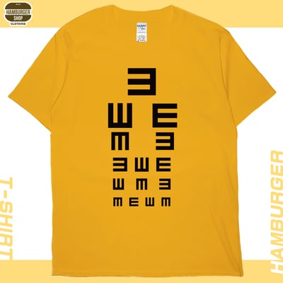視力檢查(短T)Hamburger T-shirt shop18