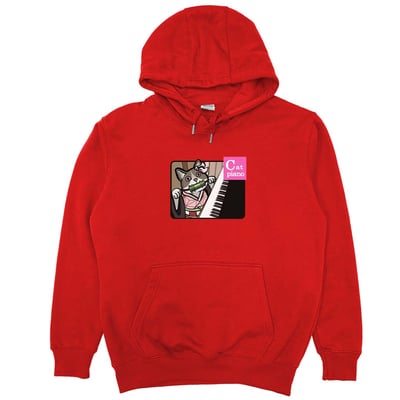 Cat Piano(帽T)Hamburger T-Shirt Shop8