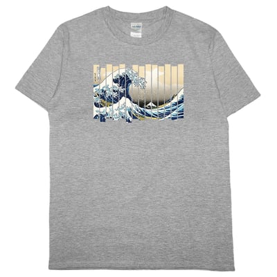 分割海浪(短T)Hamburger T-shirt shop6