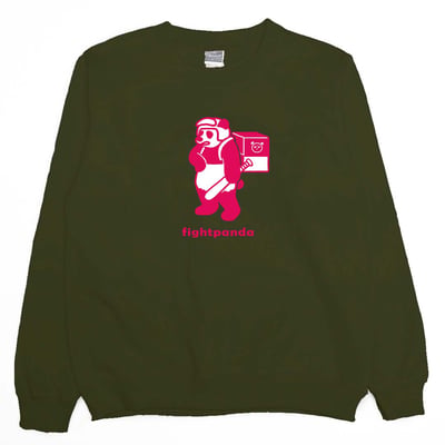fightpanda(大學T)Hamburger T-shirt shop11