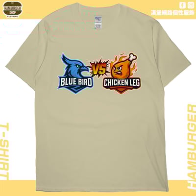 藍鳥比雞腿(短T)Hamburger T-shirt shop6
