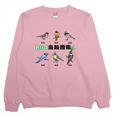 鳥類圖鑑(大學T)Hamburger T-shirt shop6