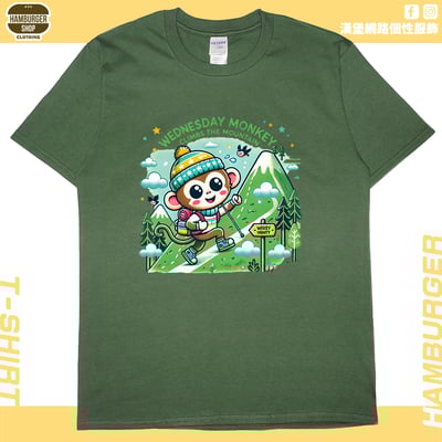 星期猴子(短T)Hamburger T-shirt shop10