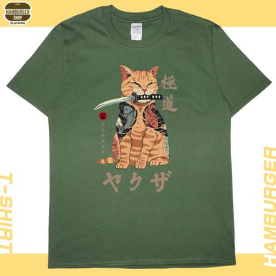 極道貓(短T)Hamburger T-shirt shop17