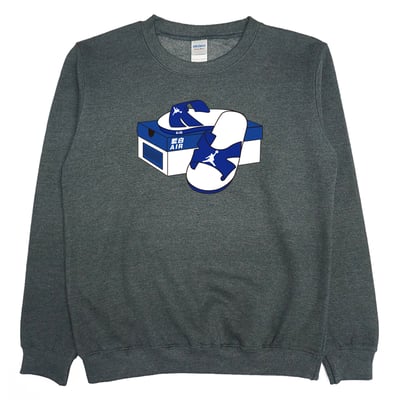 藍白AIR(大學T)Hamburger T-Shirt Shop3