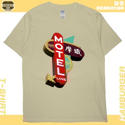 摩鐵Motel(短T)Hamburger T-shirt shop5