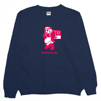 fightpanda(大學T)Hamburger T-shirt shop12