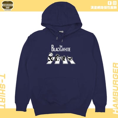 黑白動物(帽T)Hamburger T-shirt shop19
