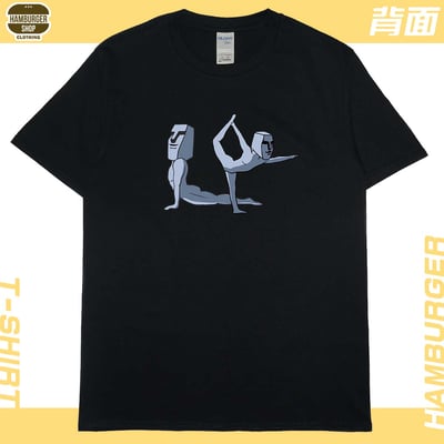 瑜珈摩艾(短T)Hamburger T-shirt shop5