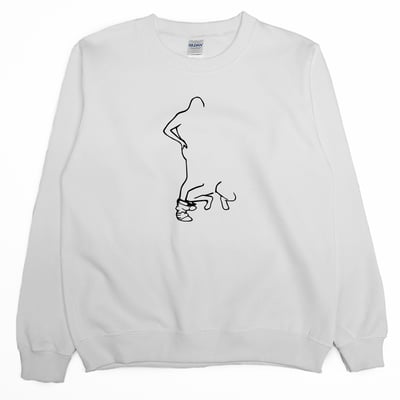 零碼出清 - 給我吹(大學T) 白M1