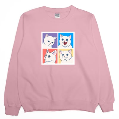 貓肖像(大學T)Hamburger T-Shirt Shop1