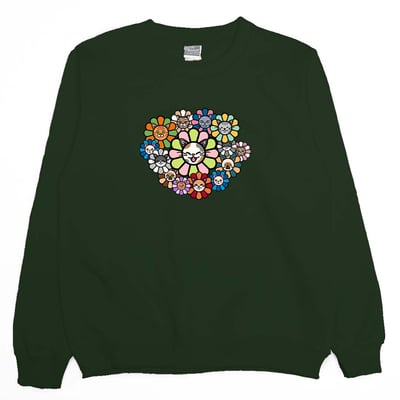 Cat flower(大學T)Hamburger T-Shirt Shop6