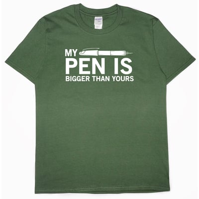 MY PEN IS BIGGER(短T)Hamburger T-shirt shop8